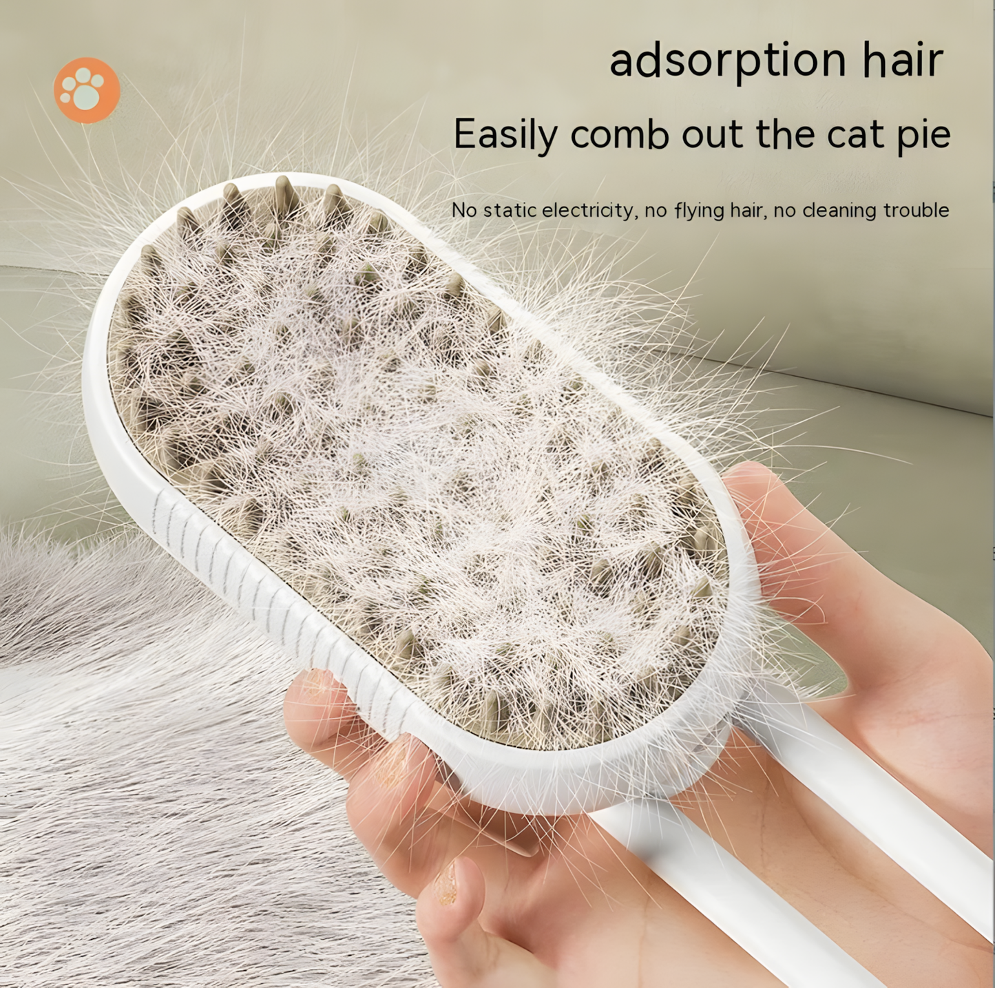 Steamy Pet Brush