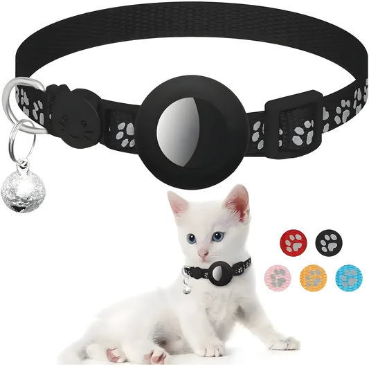 Cat Collar With Airtag Holder